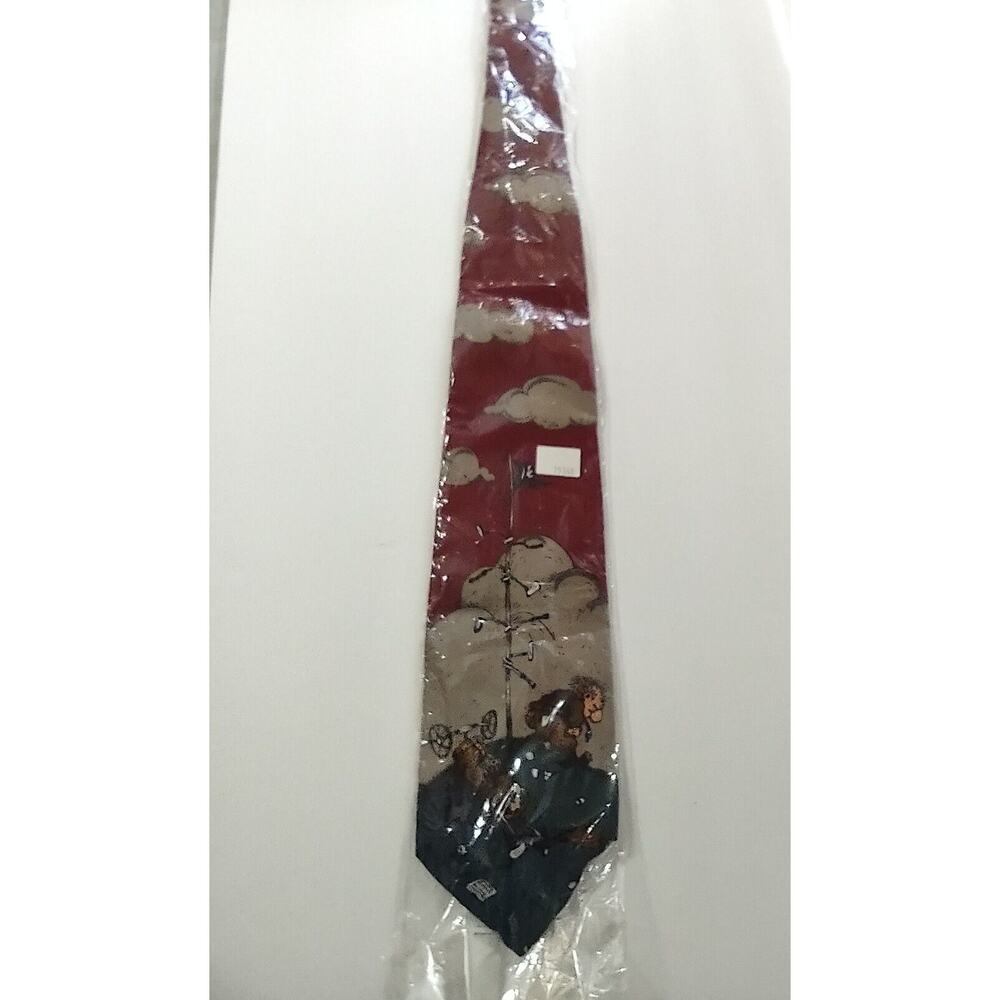 Balancine Hot Cakes Tie- Frustrated Golfer Art By Gary Patterson In Package - Picture 10 of 10